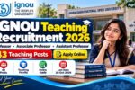 IGNOU Teaching Recruitment 2026
