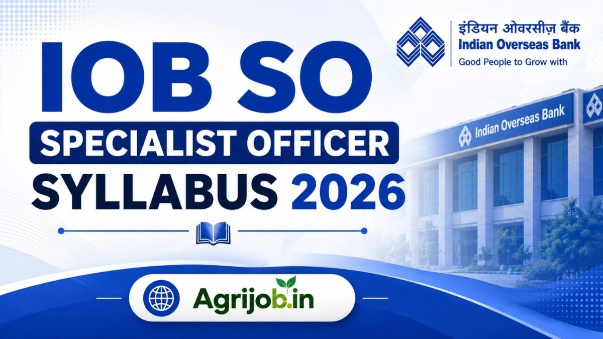 IOB SO Syllabus 2026