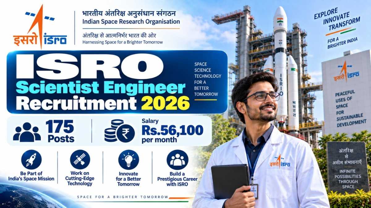 ISRO Scientist Engineer Recruitment 2026