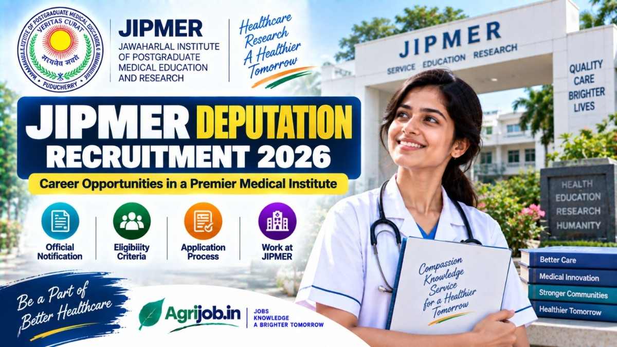 JIPMER Deputation Recruitment 2026