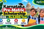 Karnataka Pre-Matric Scholarship 2026 – Rs.5,000Year
