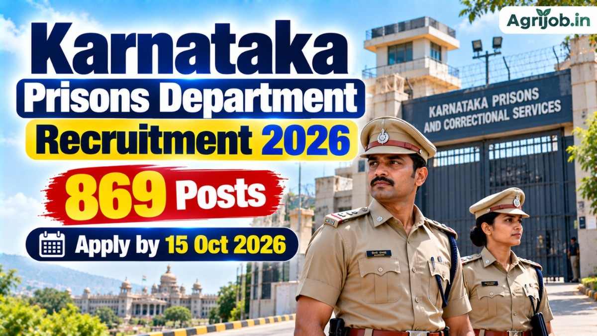 Karnataka Prisons Department Recruitment 2026