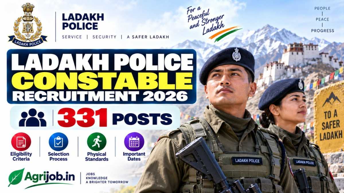Ladakh Police Constable Recruitment 2026