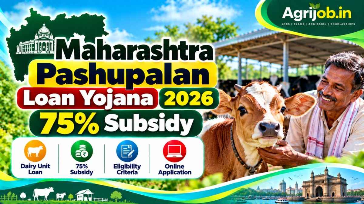 Maharashtra Pashupalan Loan Yojana 2026 – 75% Subsidy