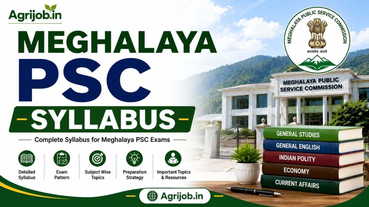 Meghalaya PSC Syllabus