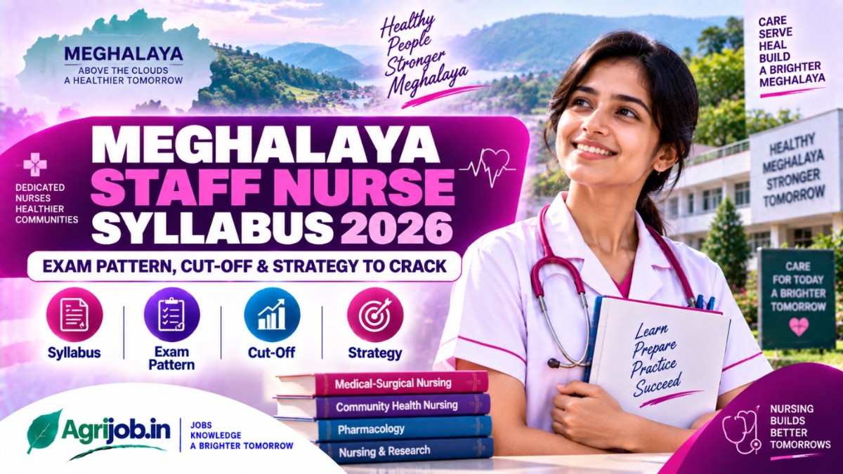 Meghalaya Staff Nurse Syllabus 2026