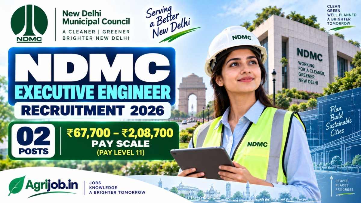 NDMC Executive Engineer Recruitment 2026