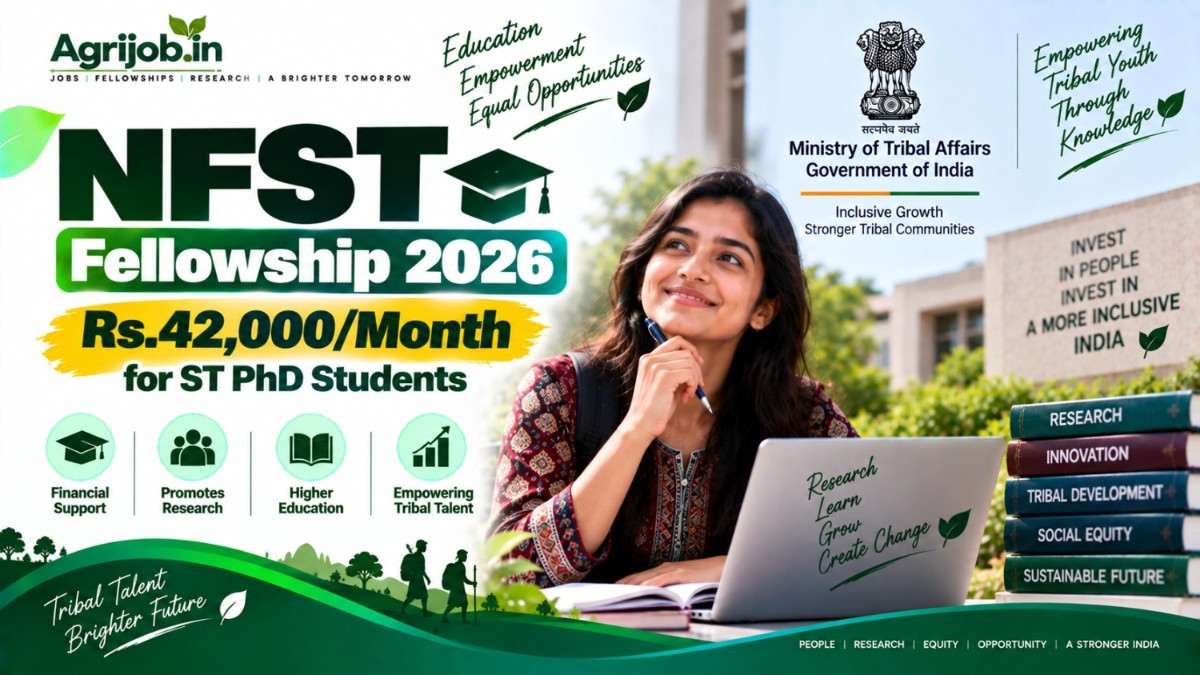 NFST Fellowship 2026 – Rs.42,000Month