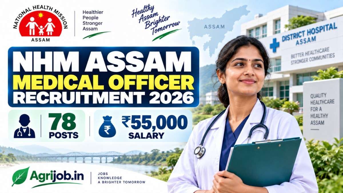 NHM Assam Medical Officer Recruitment 2026 – Rs.55,000 Salary, 78 Posts
