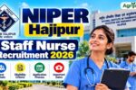 NIPER Hajipur Staff Nurse Recruitment 2026