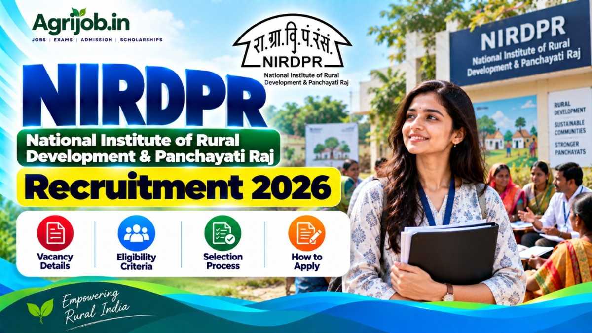 NIRDPR Recruitment 2026