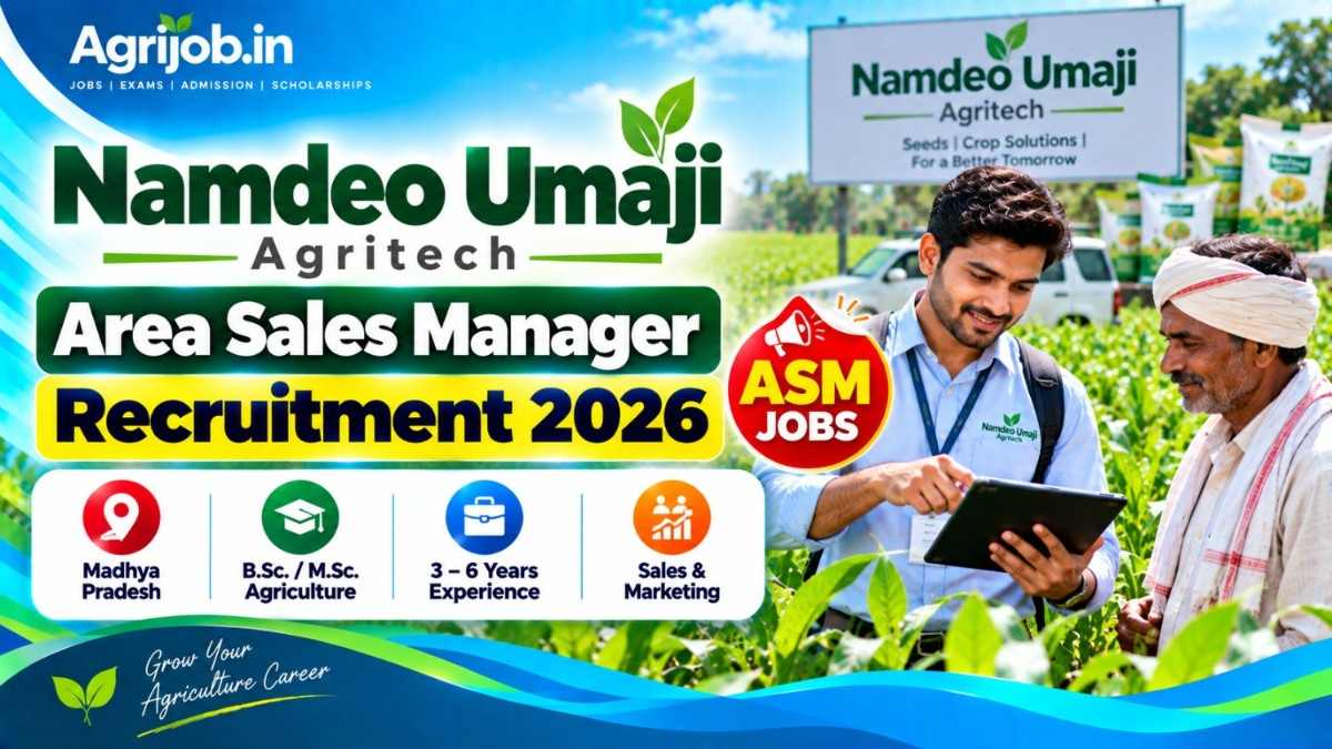 Namdeo Umaji Agritech Area Sales Manager 2026