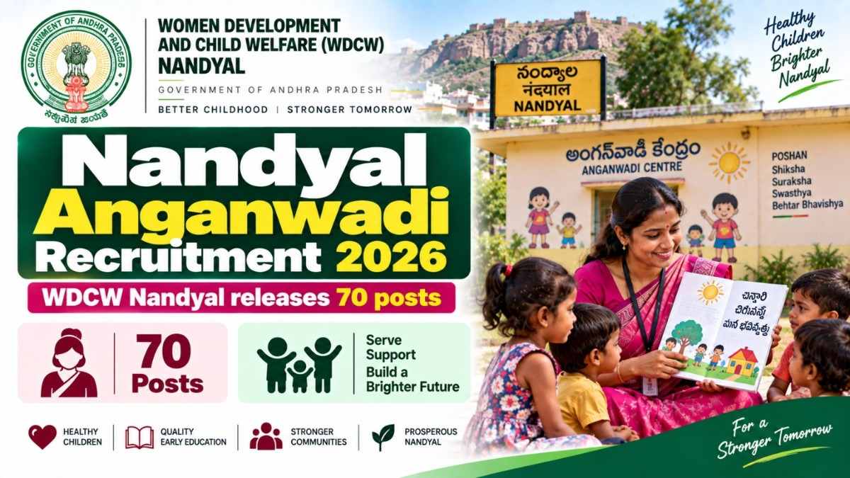 Nandyal Anganwadi Recruitment 2026