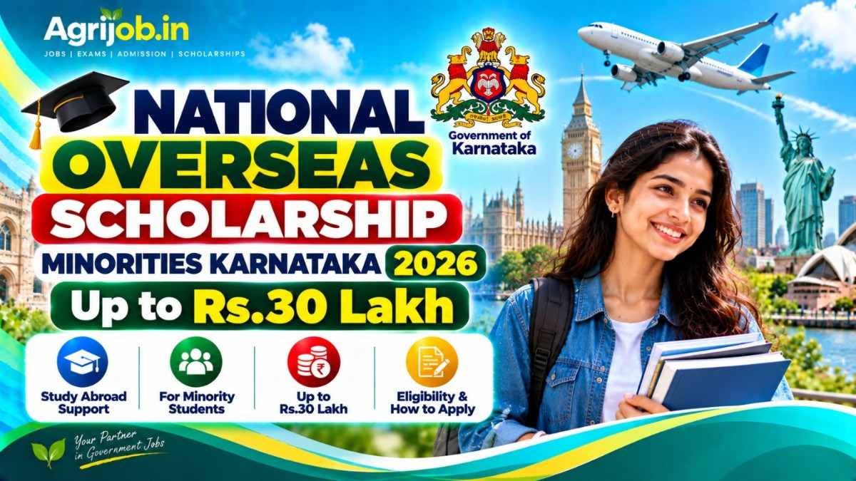 National Overseas Scholarship Minorities Karnataka 2026