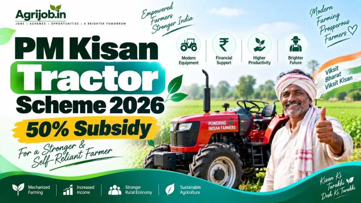 PM Kisan Tractor Scheme 2026 – 50% Subsidy