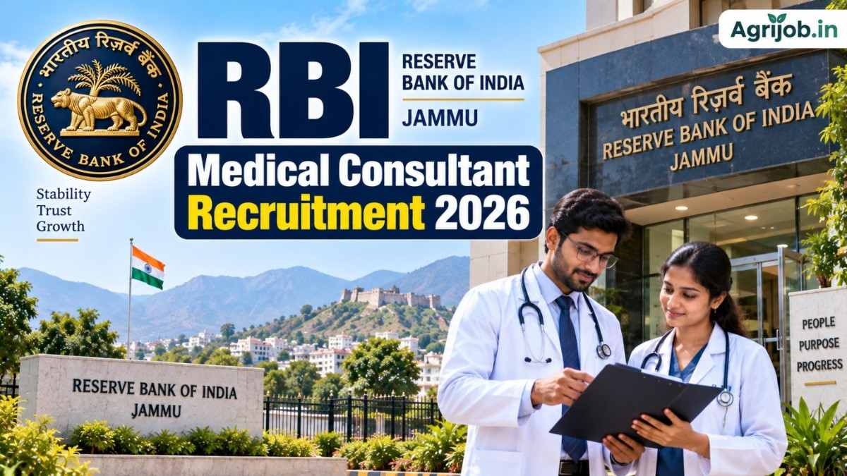 RBI Jammu Medical Consultant Recruitment 2026