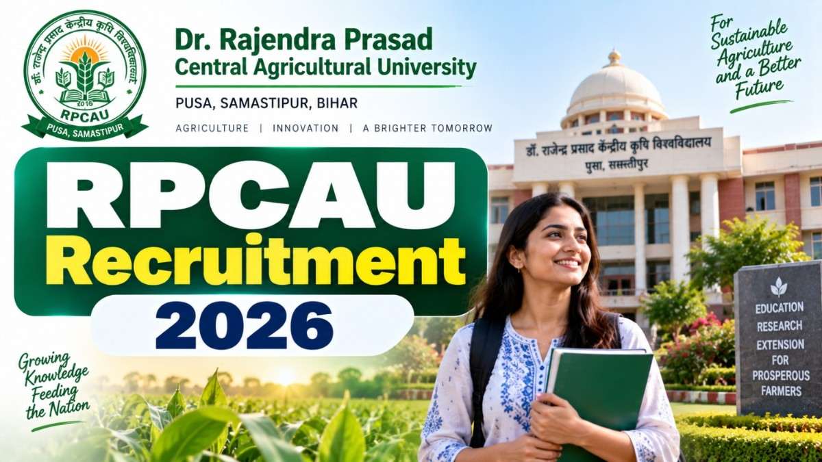 RPCAU Recruitment 2026 – Rs.42,000 Salary