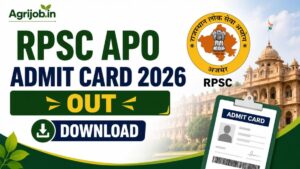 RPSC APO Admit Card 2026 Out – Download
