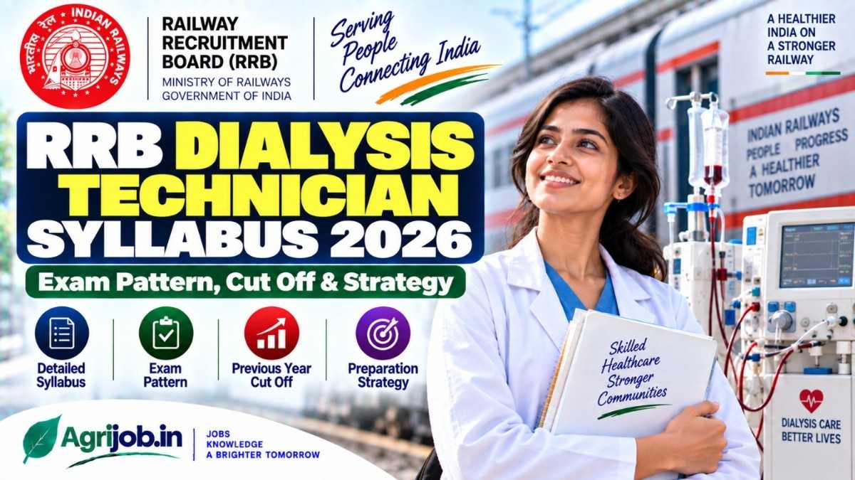 RRB Dialysis Technician Syllabus 2026 – Exam Pattern, Cut Off & Strategy