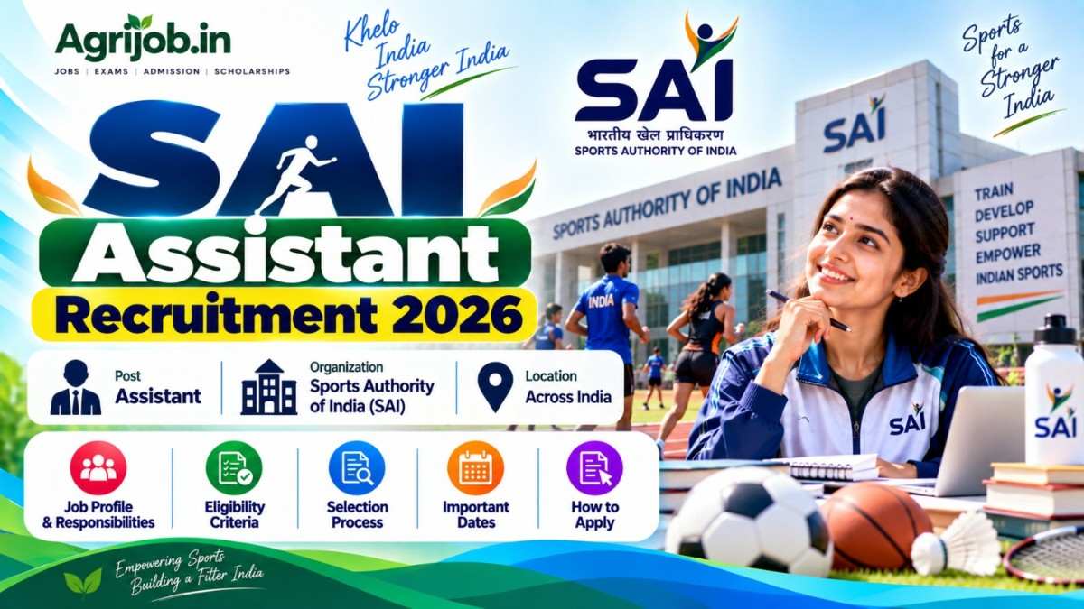 SAI Assistant Recruitment 2026