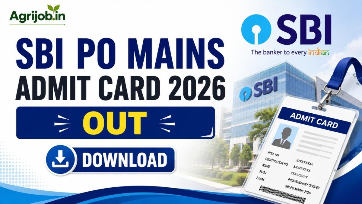 SBI PO Mains Admit Card 2026 – Download