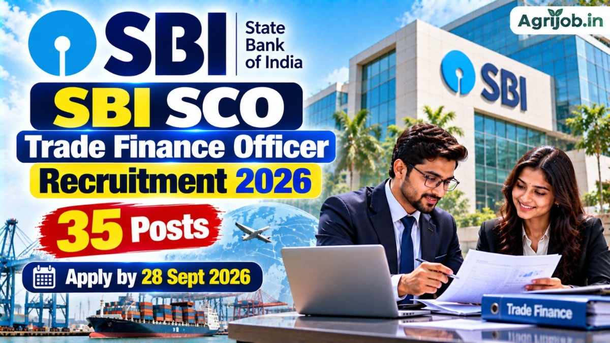 SBI SCO Trade Finance Officer 2026