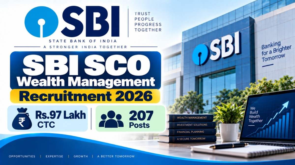 SBI SCO Wealth Management Recruitment 2026
