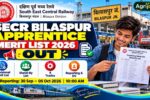SECR Bilaspur Apprentice Merit List 2026