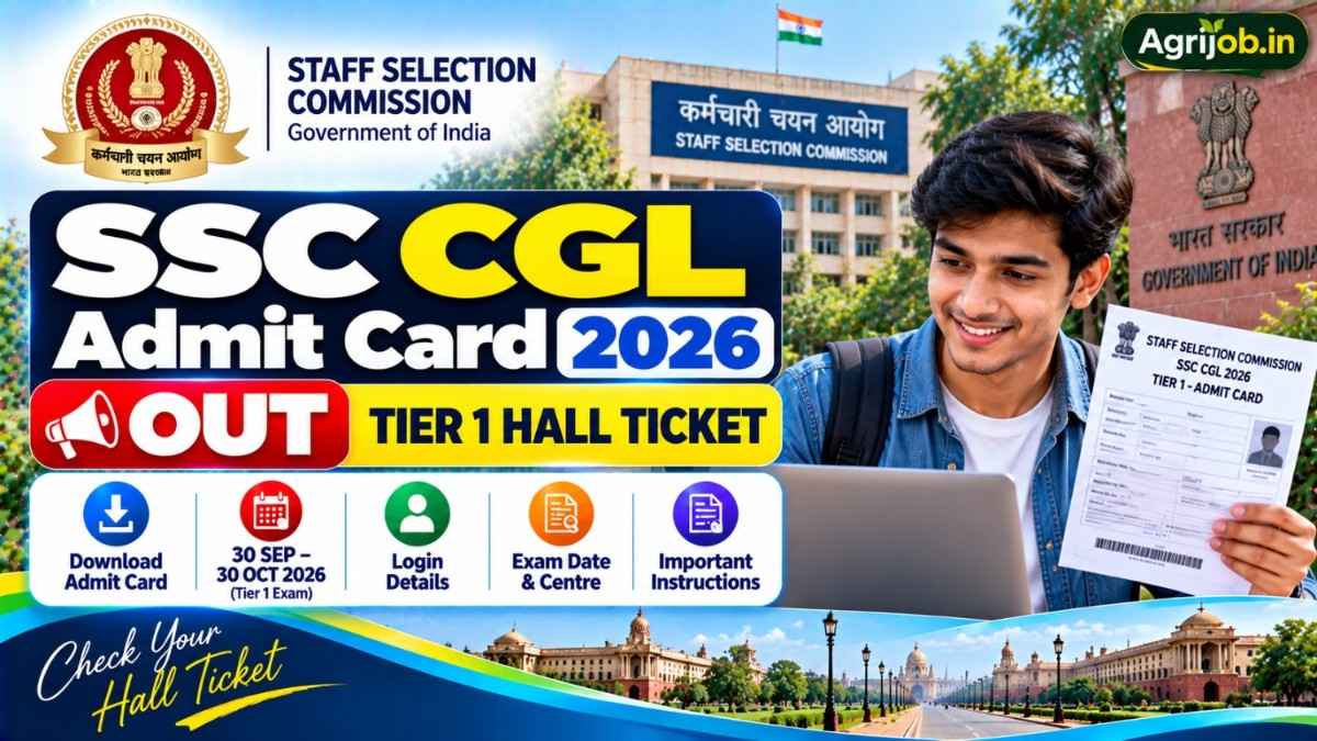 SSC CGL Admit Card 2026 Out – Download Tier 1 Hall Ticket