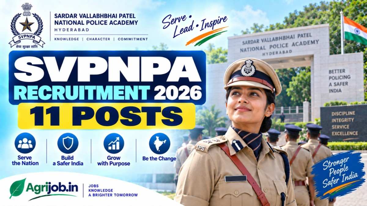SVPNPA Recruitment 2026