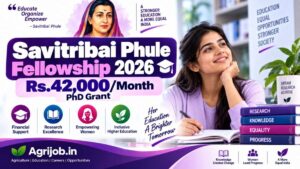 Savitribai Phule Fellowship 2026 – Rs.42,000Month PhD Grant