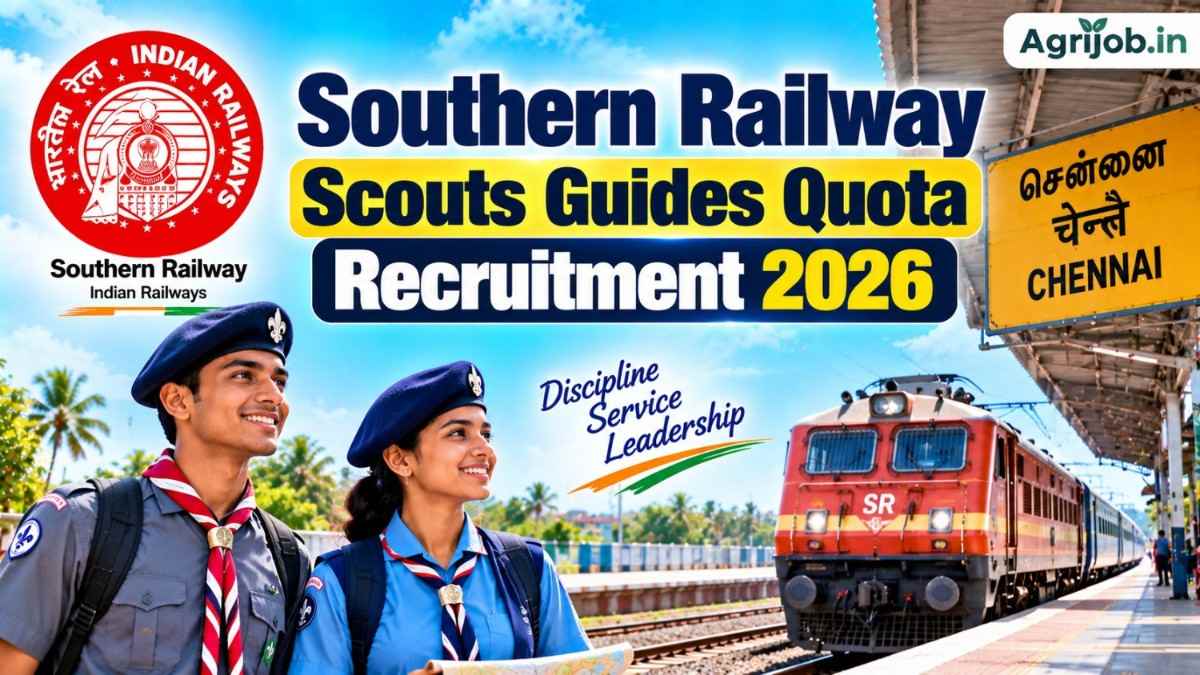 Southern Railway Scouts Guides Quota Recruitment 2026