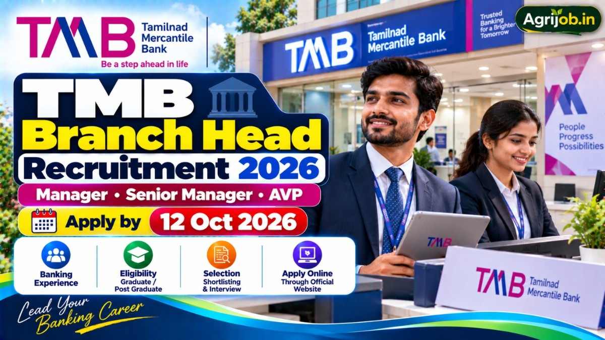 TMB Branch Head Recruitment 2026