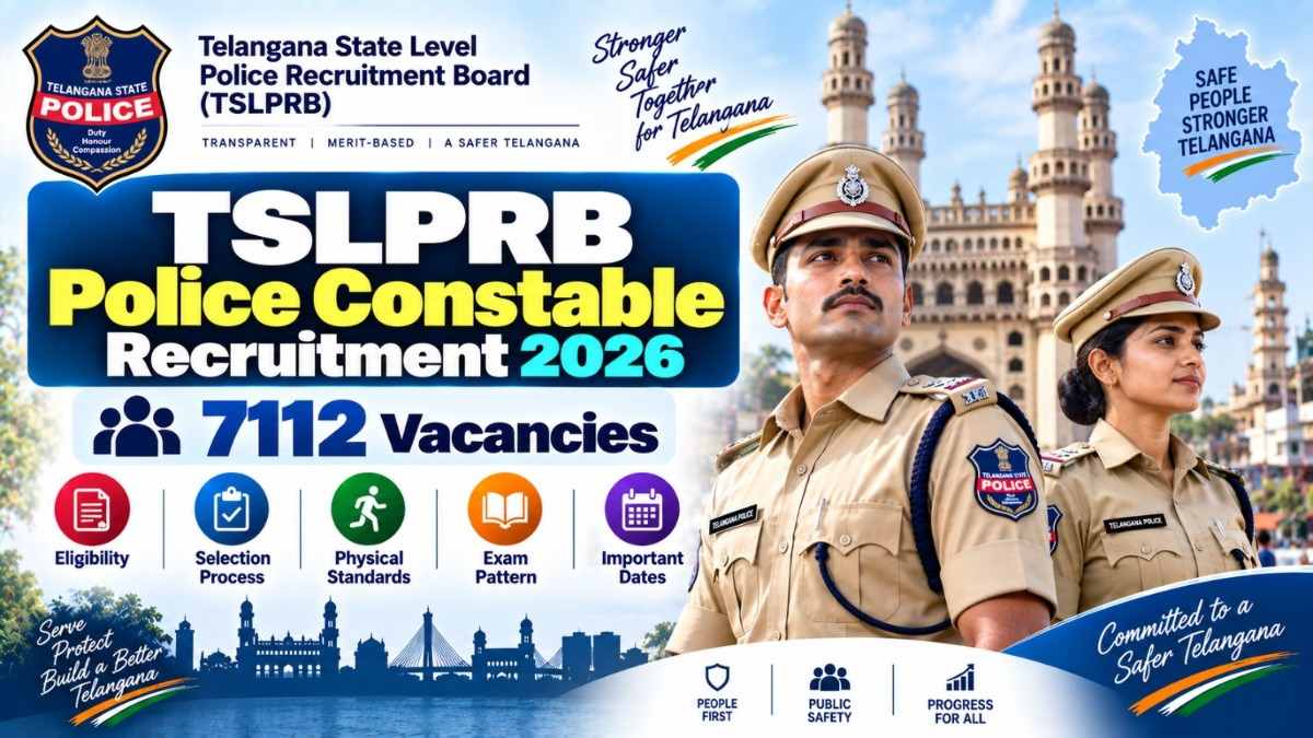 TSLPRB Police Constable Recruitment 2026