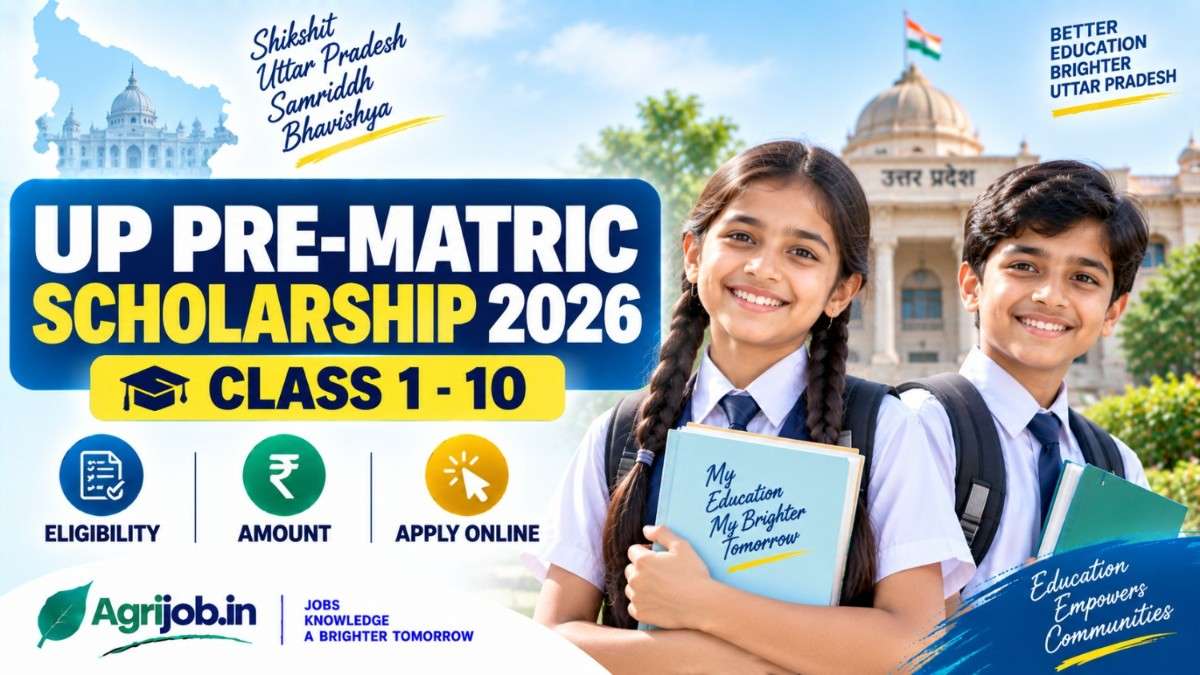 UP Pre-Matric Scholarship 2026 (Class 1-10) – Eligibility, Amount & Apply
