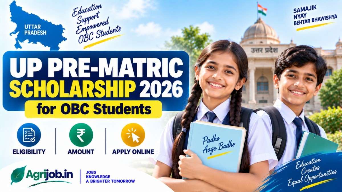 UP Pre-Matric Scholarship 2026 for OBC Students