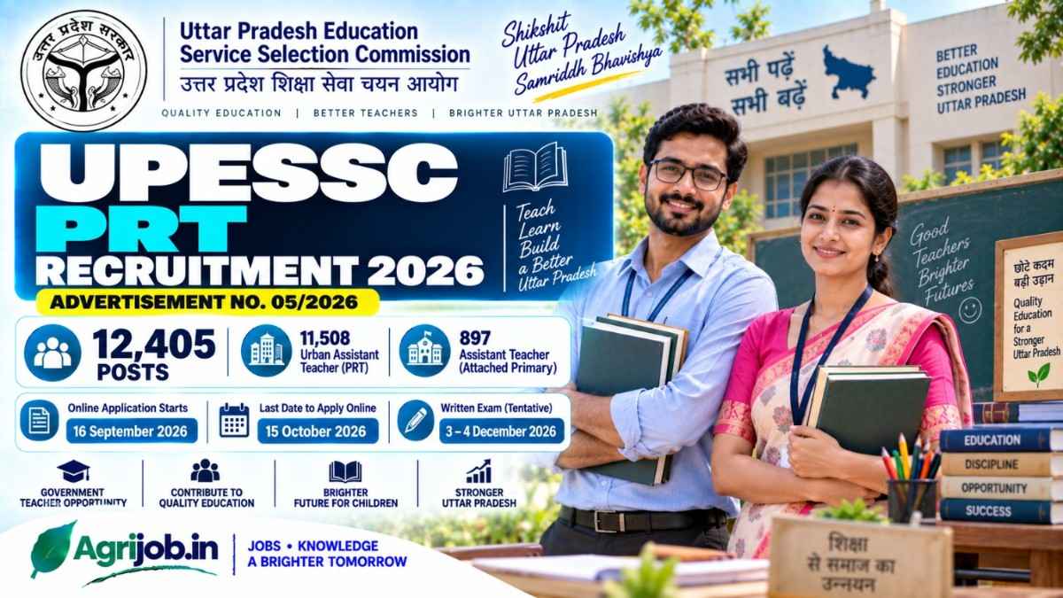 UPESSC PRT Recruitment 2026