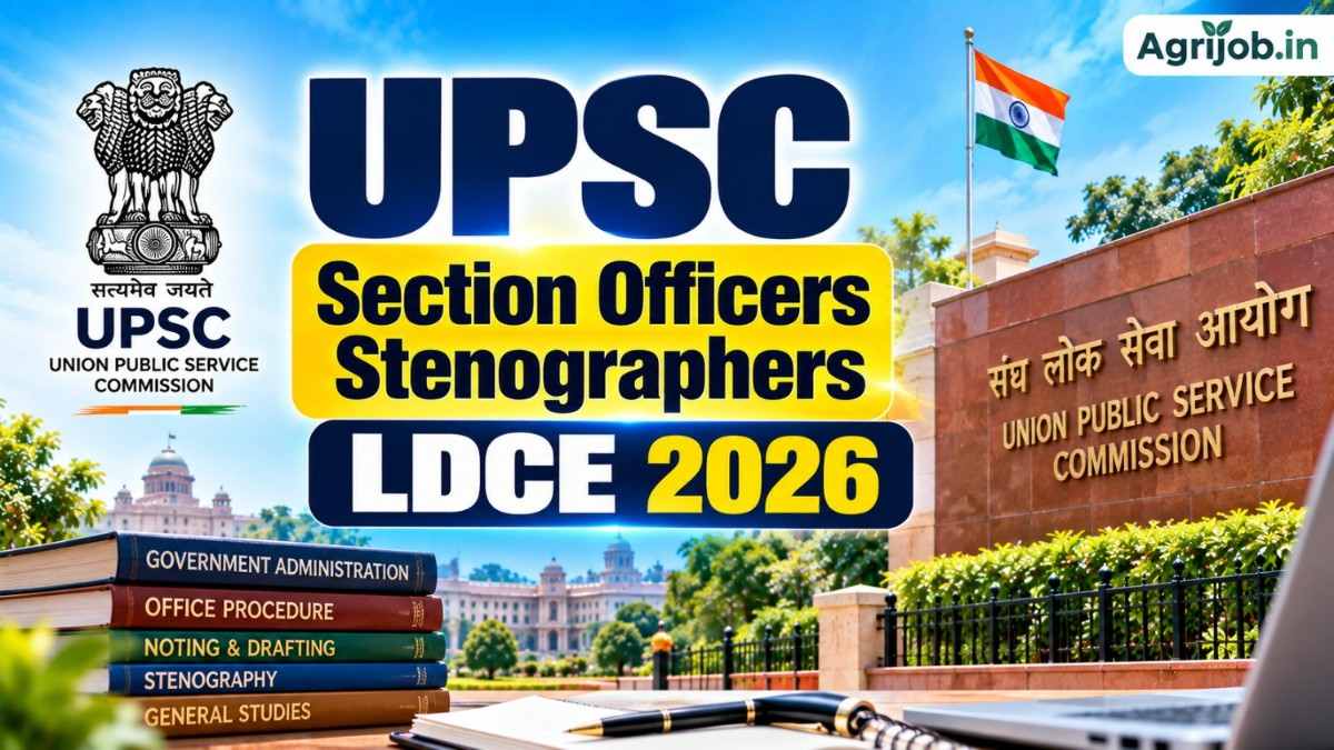 UPSC Section Officers Stenographers LDCE 2026