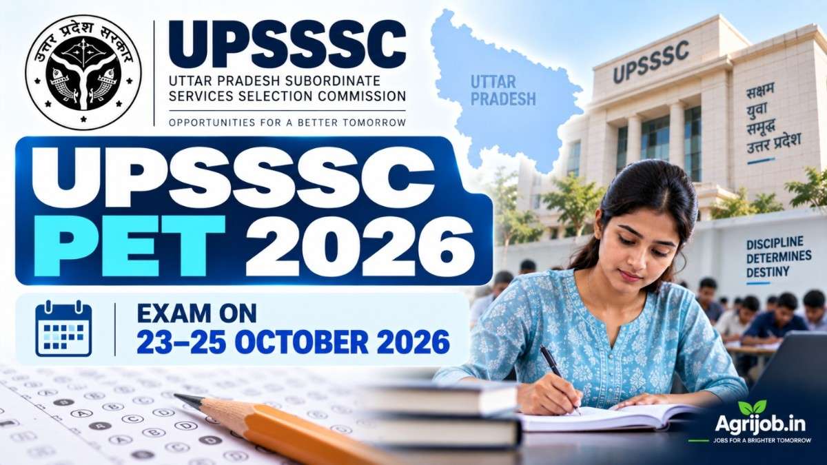 UPSSSC PET 2026 Exam Date October