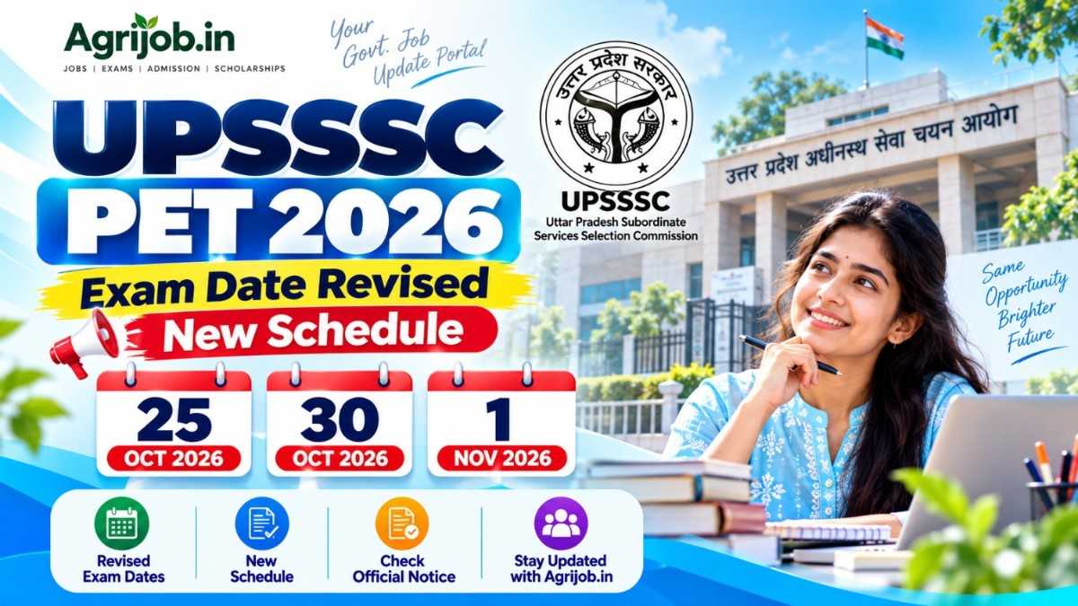 UPSSSC PET 2026 Exam Date Revised