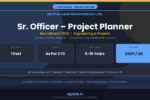 Sr. Officer Project Planner Recruitment 2026 Notification Banner – agrijob.in