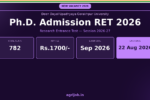 DDUGU Ph.D. Admission 2026 Notification Banner – agrijob.in