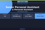 Delhi High Court SPA PA Recruitment 2026 Notification Banner – agrijob.in