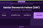 ICAR CRRI SRF Recruitment 2026 Notification Banner – agrijob.in