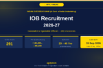 IOB Recruitment 2026-27 Notification Banner – agrijob.in