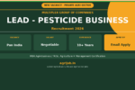 Multiplex Pesticide Business Lead Recruitment 2026 Notification Banner - agrijob.in