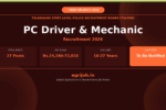 TSLPRB PC Driver Mechanic Recruitment 2026 Notification Banner - agrijob.in