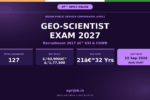 UPSC Geo-Scientist Recruitment 2027 Notification Banner – agrijob.in
