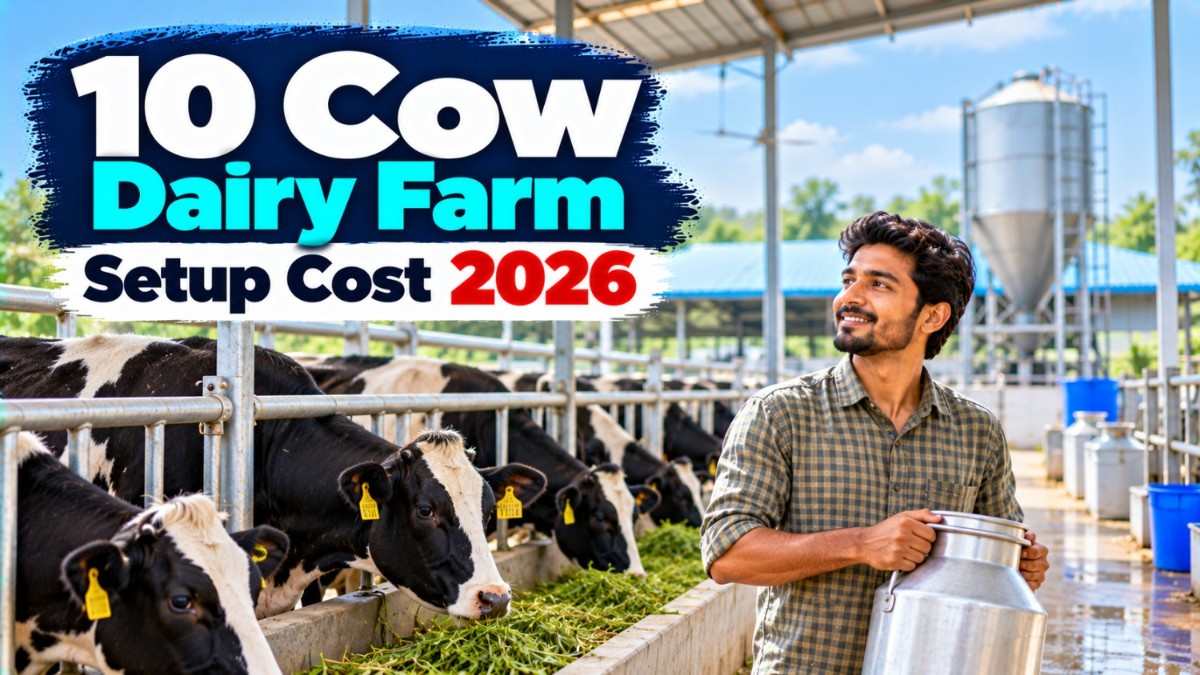 10 Cow Dairy Farm Setup Cost 2026