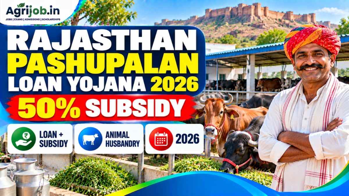 Rajasthan Pashupalan Loan Yojana 2026 – 50% Subsidy